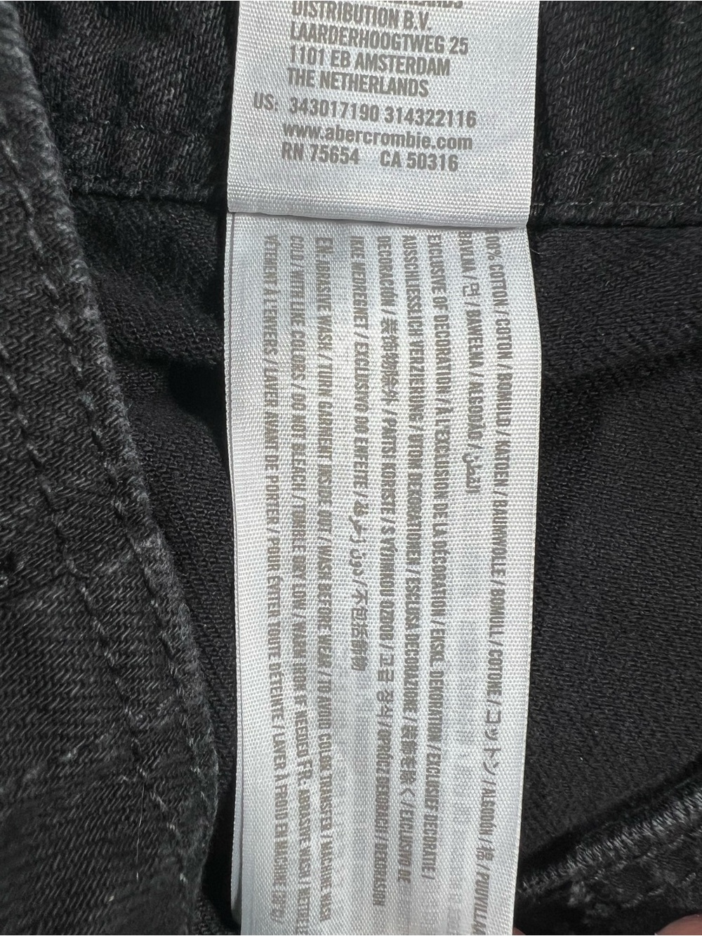 Hollister Ultra High Rise Black Button Front Denim Mini Skirt Women’s Size 5 - Picture 4 of 9